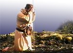 Patrick kneeling on the ground praying