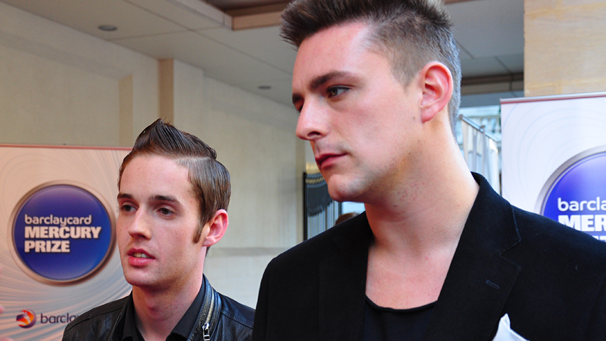 Paul and Rab from Glasvegas