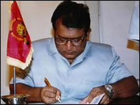 LTTE leader, Velupillai Prabhakaran