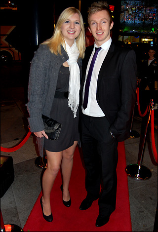 Olympian Rebecca Adlington and her partner