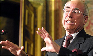 John Howard se vyslovil pro přepsání Charty OSN