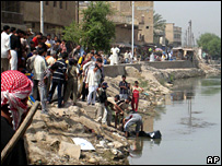 Muitas vítimas de violência sectária são jogadas no rio