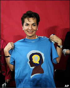 Christiana Figueres, secretaria ejecutiva de la ONU para el Cambio Climático