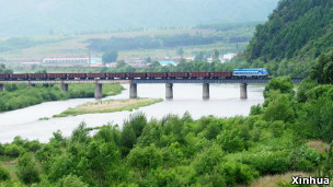 图们江中朝边境