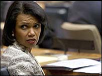 Şefa diplomaţiei americane este convinsă de succesul campaniei din Irak