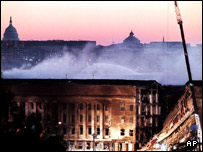 Pentágono depois do ataque de 11 de setembro de 2001