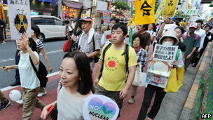 首相官邸外示威的反核電市民（18/08/2012）