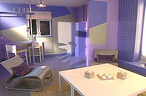 Purple Diamond Living Room