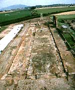 Wroxeter site - bath remains