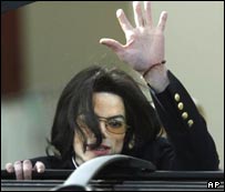 O astro pop Michael Jackson