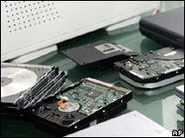 Artigos apreendidos na operação policial