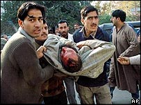 Ferido em atentado em Srinagar