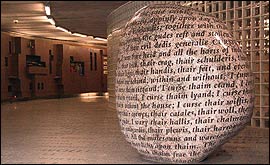 The 'Cursing Stone' in Carlisle's Millennium Gallery