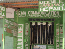 Mobile phone shop in Mombasa