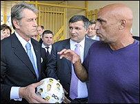 Олександр Ярославський і Віктор Ющенко