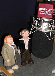 Mini Sam and Gene take to the airwaves