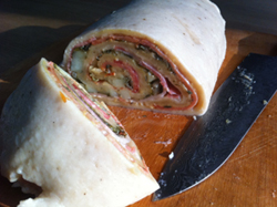 Buckinghamshire bacon badger: ready to serve