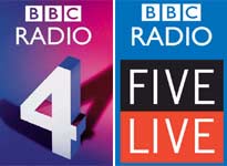 Radio 4 and Five Live