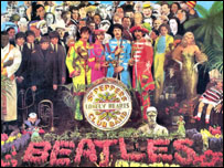 Capa do álbum Sgt. Peppers Lonely Heart Club Band dos Beatles