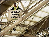 Greenpeace eylemcisi