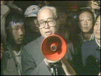 Cao Ziyang, 1989 yılında Tiananmen Meydanı'nda
