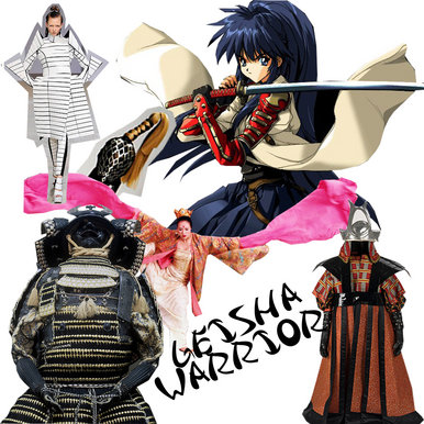 Geisha Warrior Mood Board