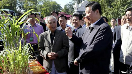 中国国家副主席习近平出席中国农业大学的全国科普日活动（15/09/2012）