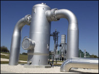 गैस पाइप लाइन