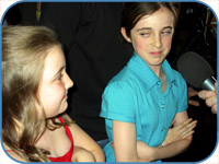 Under 12 singers at the Ulster Fleadh