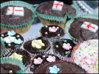 St Georges Day cakes