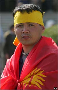 Người Kyrgyzstan biểu tình