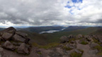 View from the top of Ben Cruachan on an overcast day.