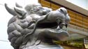 A statue of a dragon.