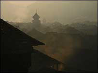 Dawn in Zhaoxing, Guizhou province