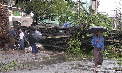 बर्मी में मची तबाही