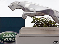Jaguar car plant in Merseyside