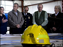 George W. Bush durante visita ao Tennessee