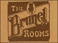 Brunel Rooms logo from the 1970s