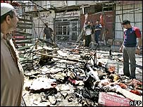 Scena atentatului de duminică