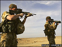 سربازان بريتانيايی در هلمند