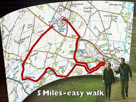 Ordnance Survey mapping &copy; Crown copyright