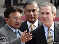George W. Bush e Pervez Musharraf
