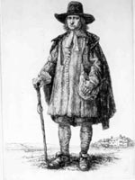 Contemporary drawing of George Fox