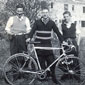 Norman and friends on a cycling trip