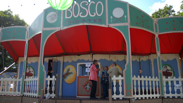The Bosco Theatre at George Square Gardens which houses comedy, music, theatre and kids' shows