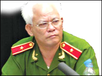 Thiếu tướng công an Phạm Xuân Quắc (ảnh của báo Thanh Niên)