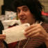 Simon shows us the £20k cheque itself