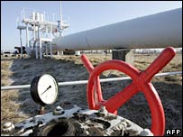 Ukrayna'da doğal gaz nakil hattı