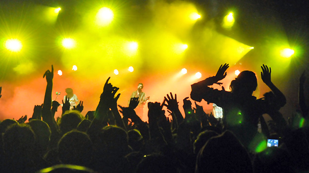 Klaxons on the NME/Radio 1 Stage