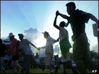 Manifestação em Cancún